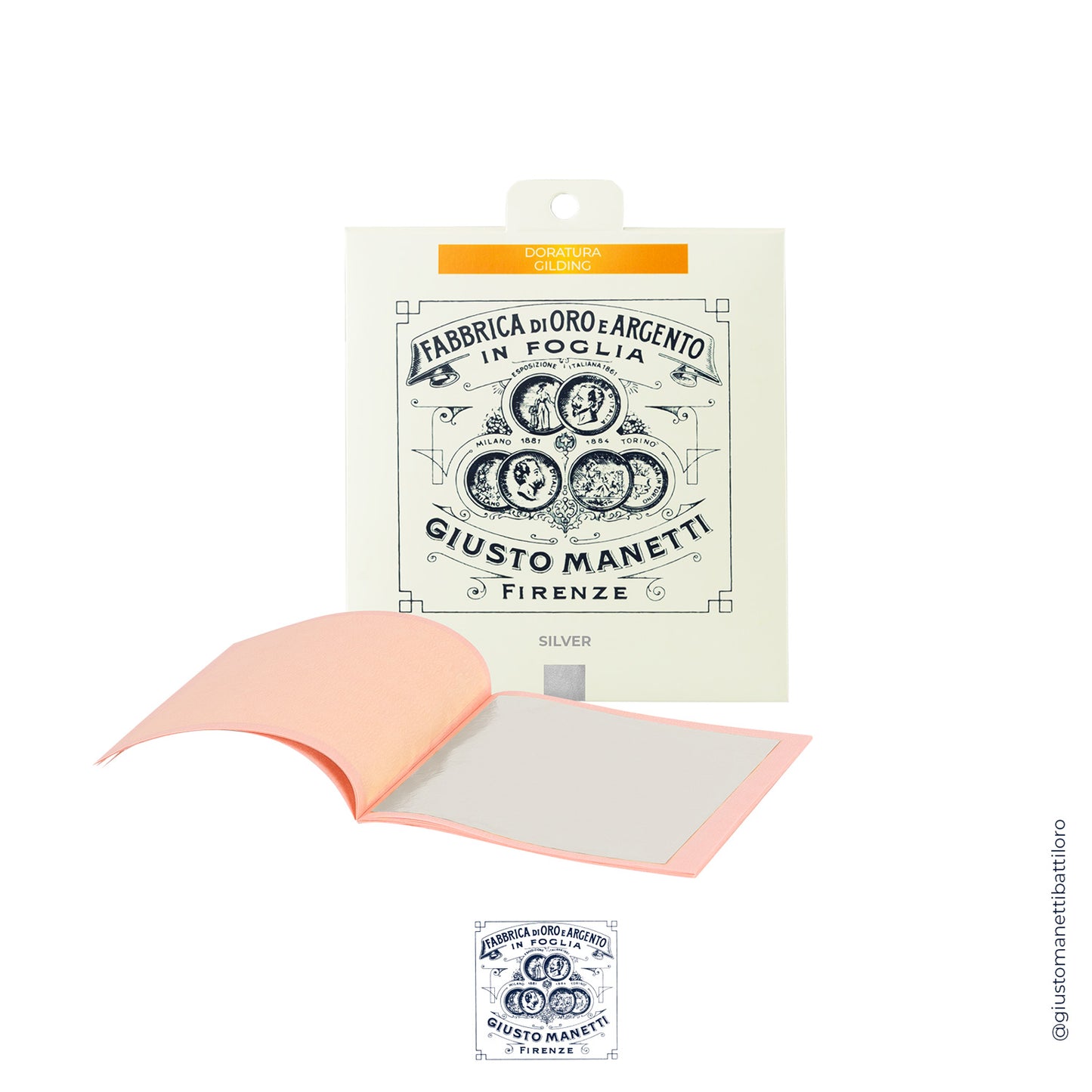 HOPEALEHTI   95 x 95mm